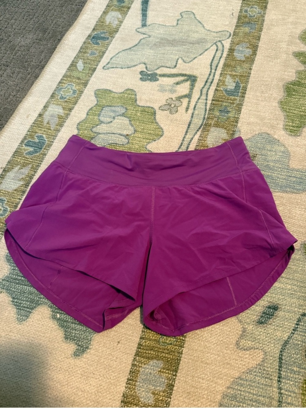 lululemon athletica Magenta Athletic Running Shorts